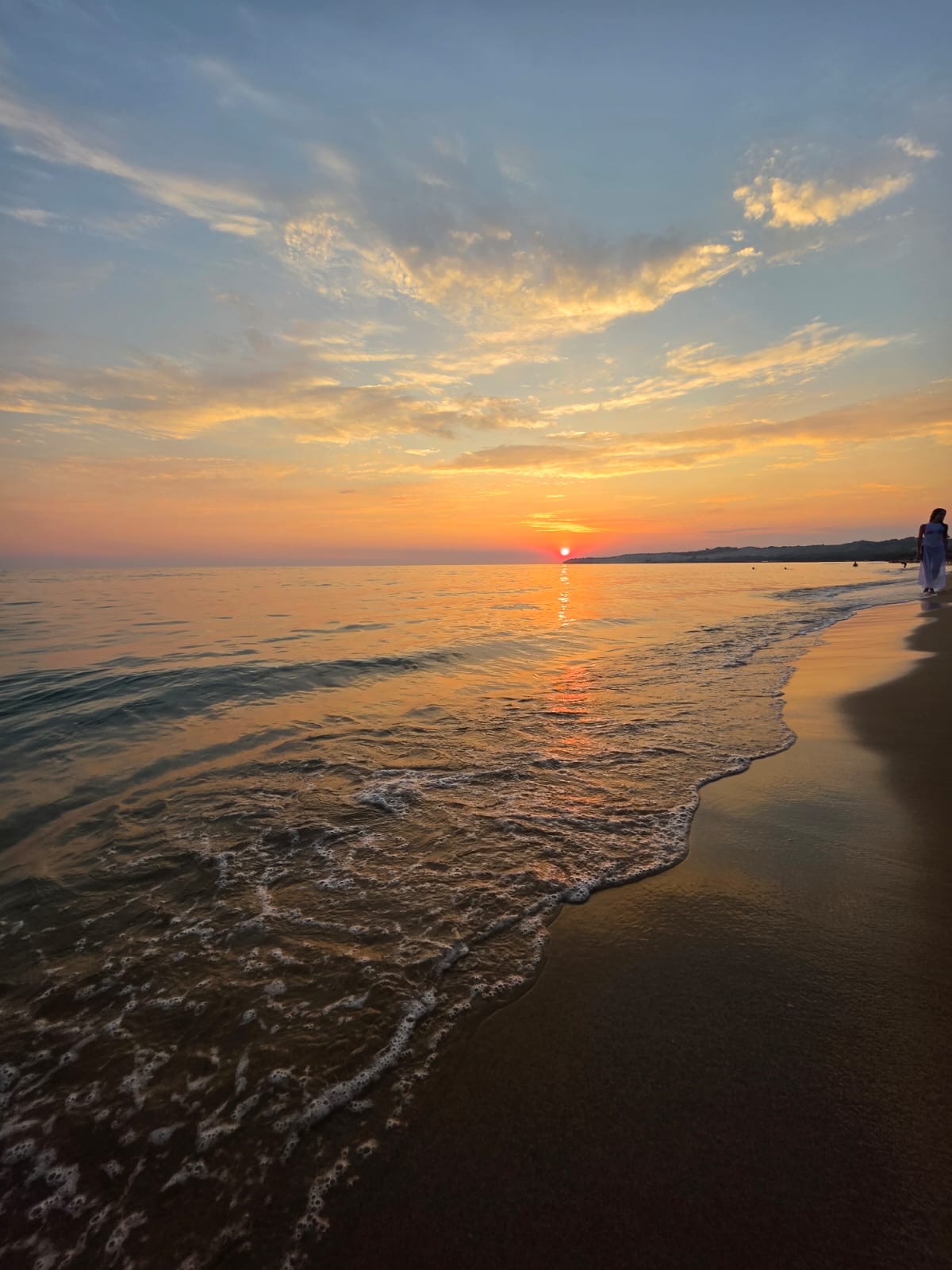 Tramonto sul mare