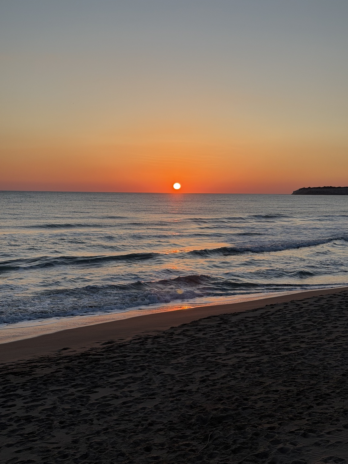 Tramonto in spiaggia